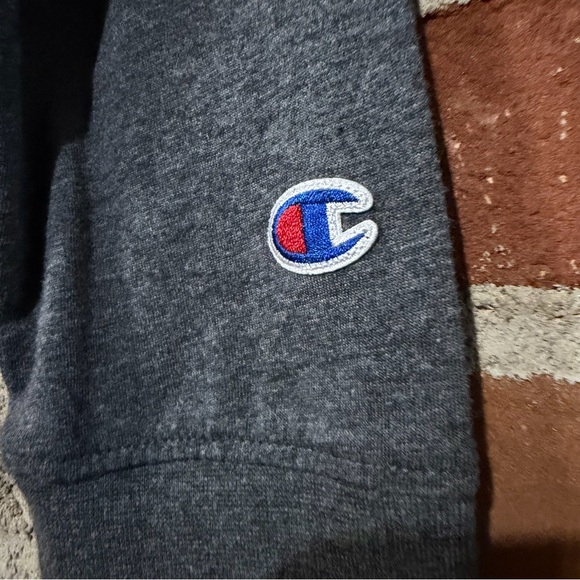 Champion Dark Gray Hoodie with Logo! NWT! - Picture 3 of 10